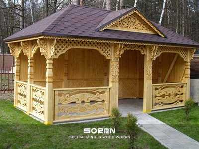 نمونه کارهای آلاچیق چوبی در جهان