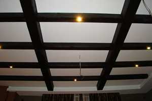 نمونه طراحی سقف چوبی